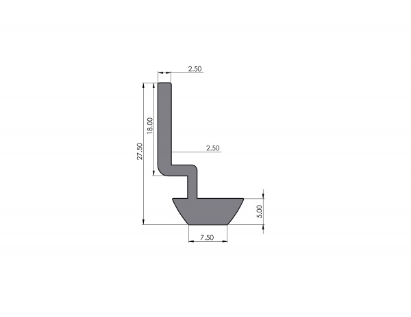 Angle bar 8 Alu